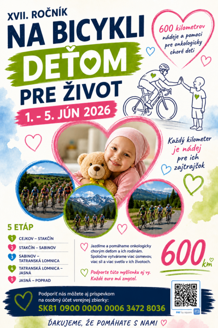 Detom pre zivot plagat 2026